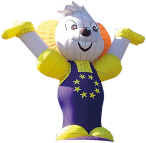 Euro-mouse Sonderanfertigung aufblasbarer Werbeträger für Europapark