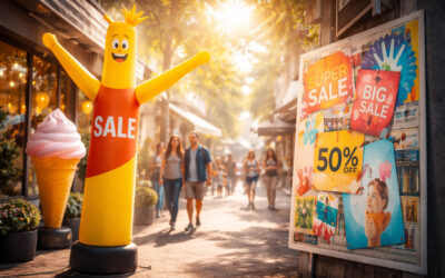 Warum aufblasbare Werbung vor deinem Laden effektiver ist als Plakate