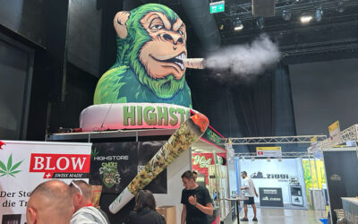Attraktivster Messestand der CannaTrade 2026: Wie ein riesiger aufblasbarer Monkey für maximale Aufmerksamkeit sorgte 🐵