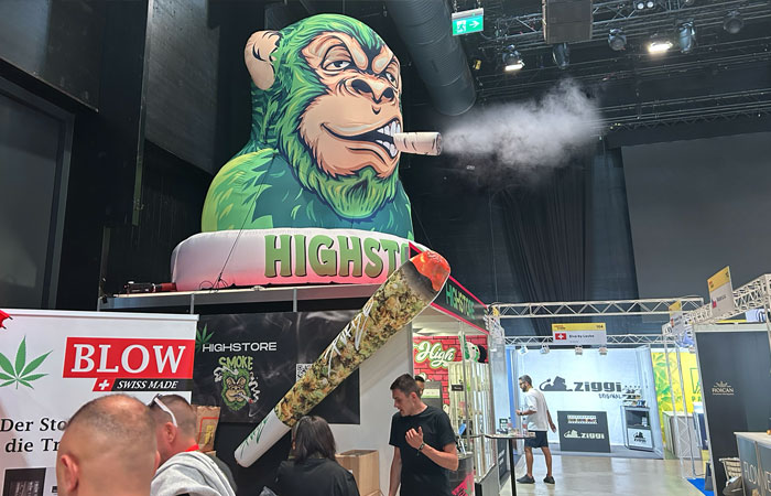 Attraktivster Messestand der CannaTrade 2026: Wie ein riesiger aufblasbarer Monkey für maximale Aufmerksamkeit sorgte